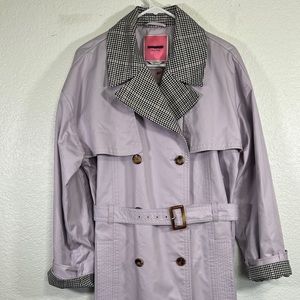 Kate spade lavender purple trench coat large